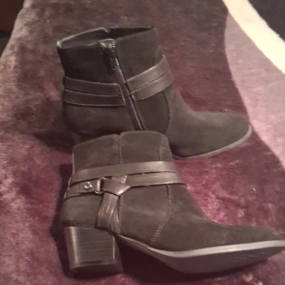 Alex Marie Dark Gray Ankle Boots Clearence From $160